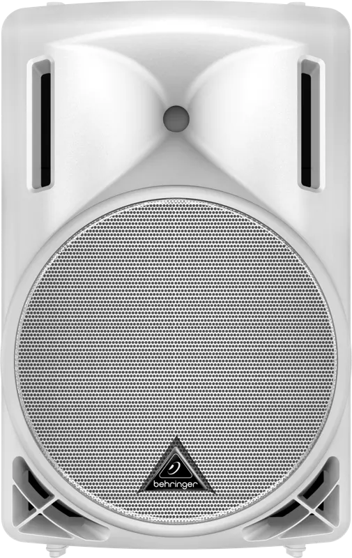 550 Watt Active 2 Way PA Speaker System w/Woofer - 15 inch - White