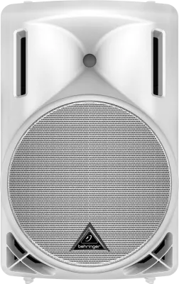 550 Watt Active 2 Way PA Speaker System w/Woofer - 15 inch - White