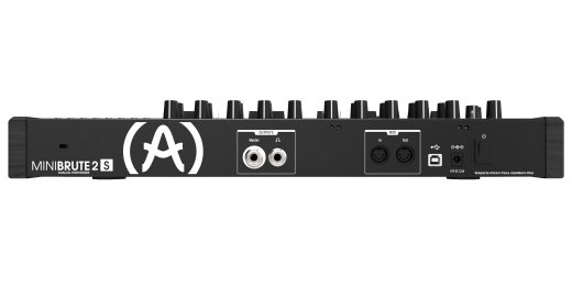 MiniBrute 2S Noir Desktop Synthesizer w/Pads