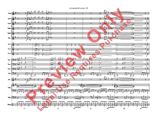 Linus and Lucy - Guaraldi/Davis - Jazz Ensemble - Gr. 1
