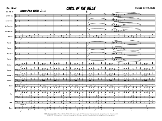 Carol of the Bells - Clark - Jazz Ensemble - Gr. 2.5