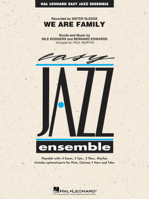 Hal Leonard - We Are Family - Rodgers /Edwards /Murtha - Jazz Ensemble - Gr. 2
