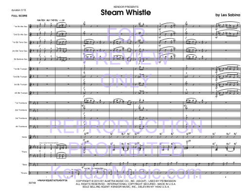 Steam Whistle - Sabina - Jazz Ensemble - Gr. 2