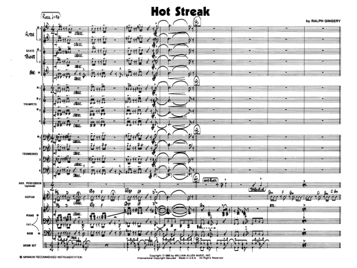 Hot Streak - Gingery - Jazz Ensemble - Gr. 3