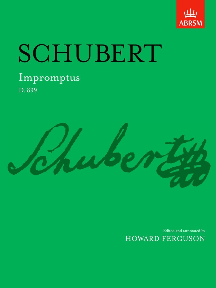 Impromptus, Op. 90, D 899 - Schubert - Piano - Book