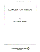 Shawnee Press - Adagio For Winds - Del Borgo - Concert Band - Gr. 3