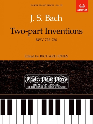 Two-part Inventions, BWV 772-786 - Bach/Jones - Piano - Book