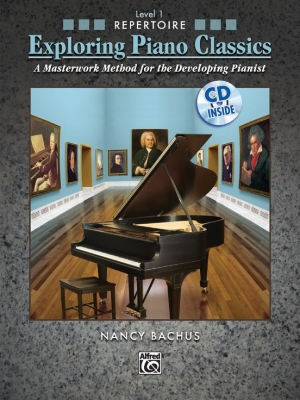 Alfred Publishing - Exploring Piano Classics Repertoire, Level 1 - Bachus - Piano - Book/CD