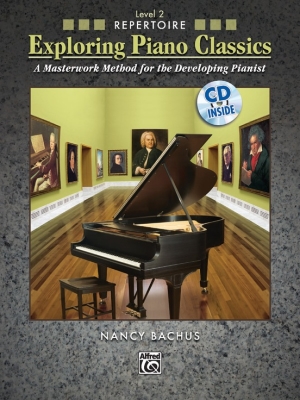 Alfred Publishing - Exploring Piano Classics Repertoire, Level 2 - Bachus - Piano - Book/CD