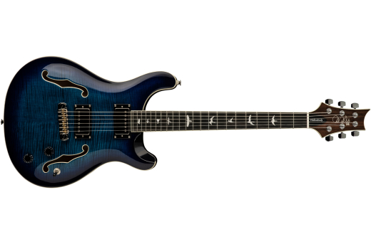 SE Hollowbody II Electric Guitar with Case - Faded Blue Burst