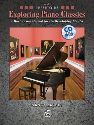 Alfred Publishing - Exploring Piano Classics Repertoire, Level 4 - Bachus - Piano - Book/CD
