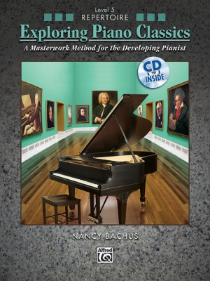 Alfred Publishing - Exploring Piano Classics Repertoire, Level 5 - Bachus - Piano - Book/CD