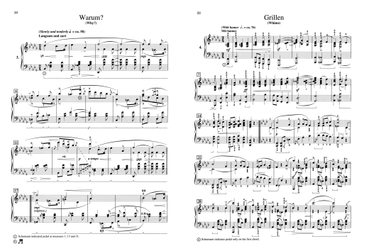 Fantasiestucke (Fantasy Pieces), Opus 12 - Schumann/Hinson - Piano - Book/CD