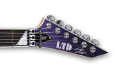 LTD Alexi Hexed Sawtooth with Case - Purple Fade with Pinstripes