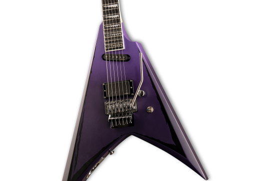 LTD Alexi Ripped Sawtooth with Case - Purple Fade Satin with Pinstripes