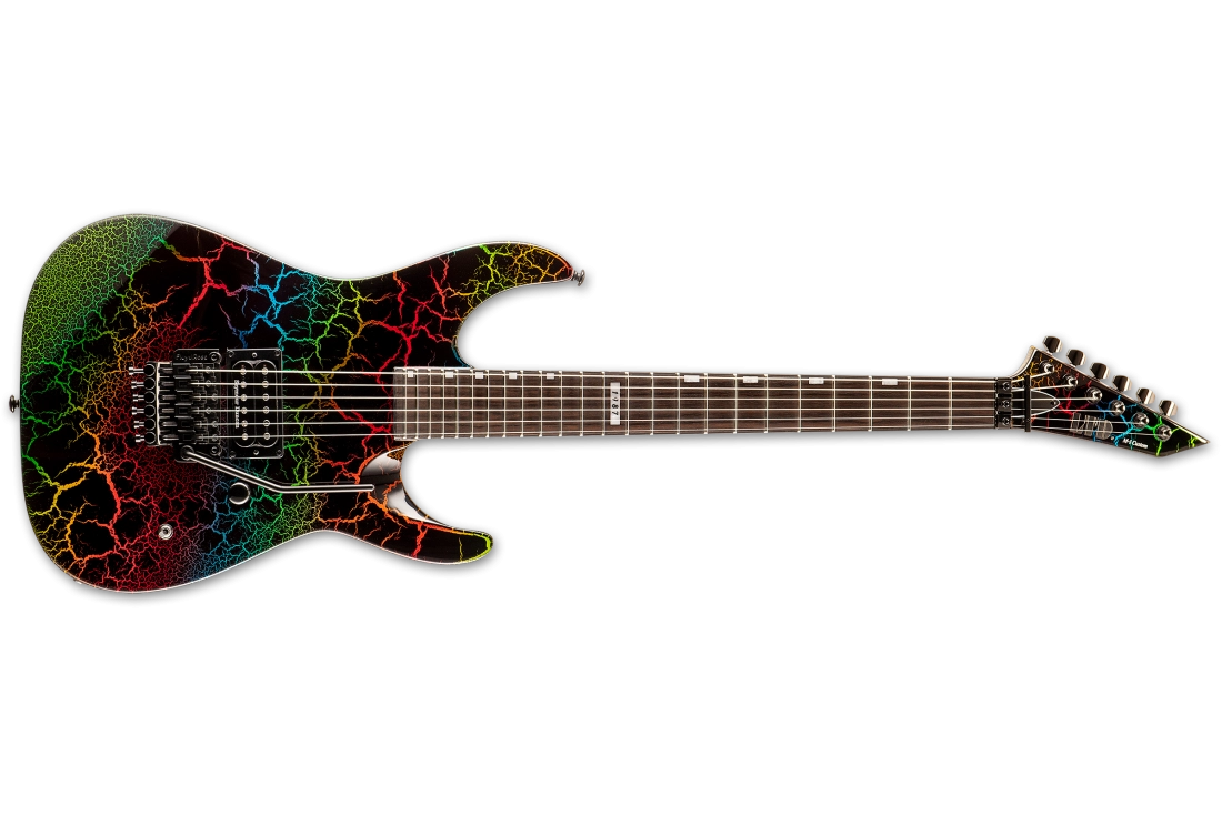 LTD M1 Custom \'87 Electric Guitar - Rainbow Crackle