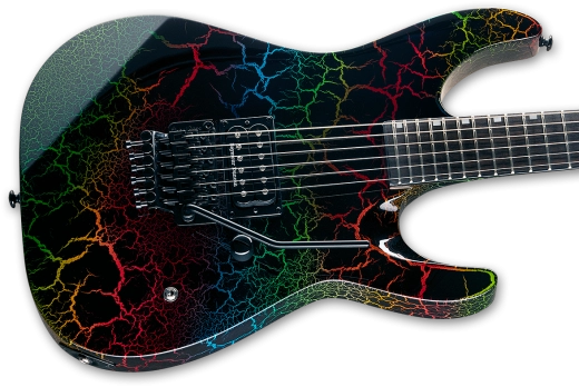 LTD M1 Custom \'87 Electric Guitar - Rainbow Crackle