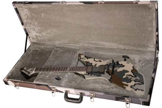 LTD James Hetfield Snakebyte Signature with Case - Kuiu Camo Satin