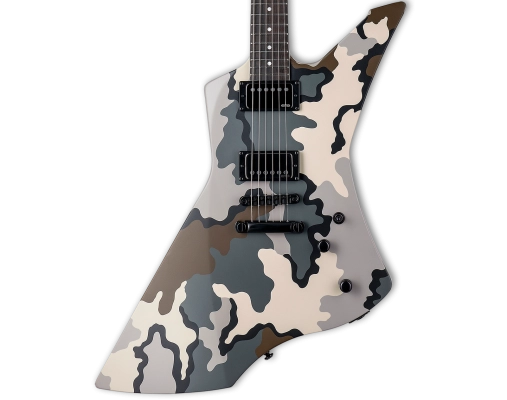 LTD James Hetfield Snakebyte Signature with Case - Kuiu Camo Satin