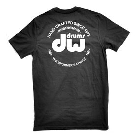 Drum Workshop Logo Black T-Shirt - Large