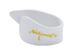 National - Large Thumb Pick, Four Pack - White Celluloid