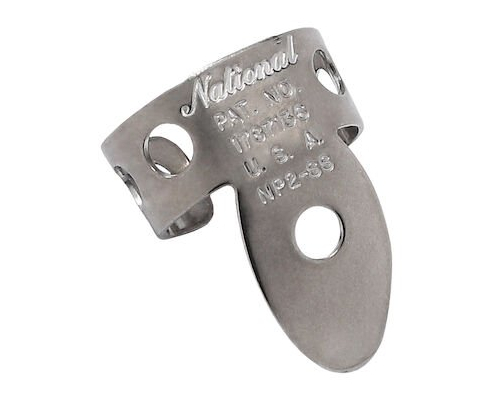 National - Stainless Steel Finger Picks - 4 Pack