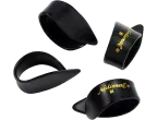 Medium Thumb Pick, Four Pack - Black Celluloid