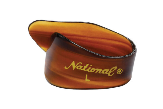 National - Large Thumb Pick, Four Pack - Shell Celluloid