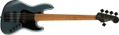 Squier - Contemporary Active Jazz Bass HH V, Roasted Maple Fingerboard - Gunmetal Metallic