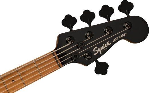 Jazz Bass HH V Contemporary Active à touche en érable torréfié (fini Gunmetal Metallic)