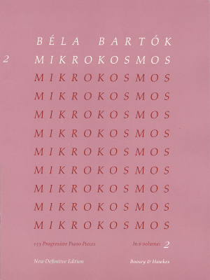 Boosey & Hawkes - Mikrokosmos2, Definitive Edition (Pink) Bartok Piano Livre