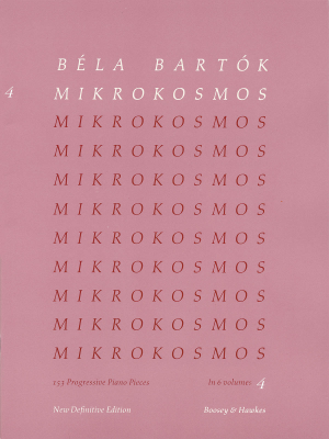 Boosey & Hawkes - Mikrokosmos 4, Definitive Edition (Pink) - Bartok - Piano - Book