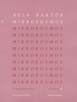 Mikrokosmos 5, Definitive Edition (Pink) - Bartok - Piano - Book