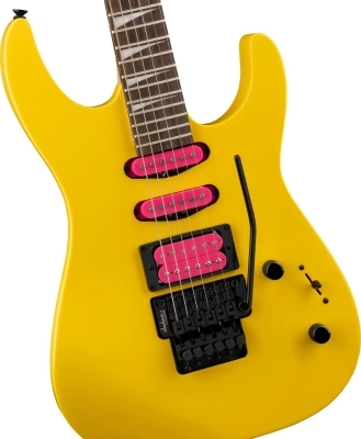 X Series Dinky DK3XR HSS, Laurel Fingerboard - Caution Yellow