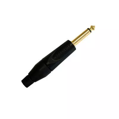 Yorkville Sound - Amphenol TM2PBJ 1/4 Inch Premium Mono Plug - Black/Gold