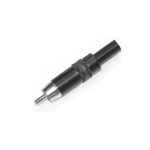 Neutrik Gold Tip RCA Plug - Black Jacket