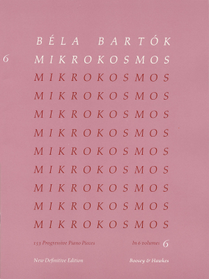 Mikrokosmos 6, Definitive Edition (Pink) - Bartok - Piano - Book