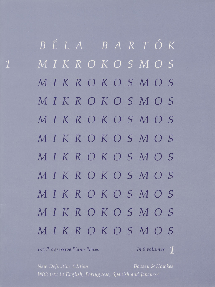 Mikrokosmos 1, Definitive Edition (Blue) - Bartok - Piano - Book