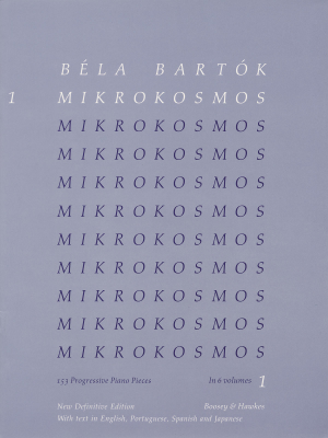 Boosey & Hawkes - Mikrokosmos 1, Definitive Edition (Blue) - Bartok - Piano - Book