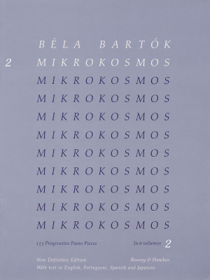 Mikrokosmos 2, Definitive Edition (Blue) - Bartok - Piano - Book