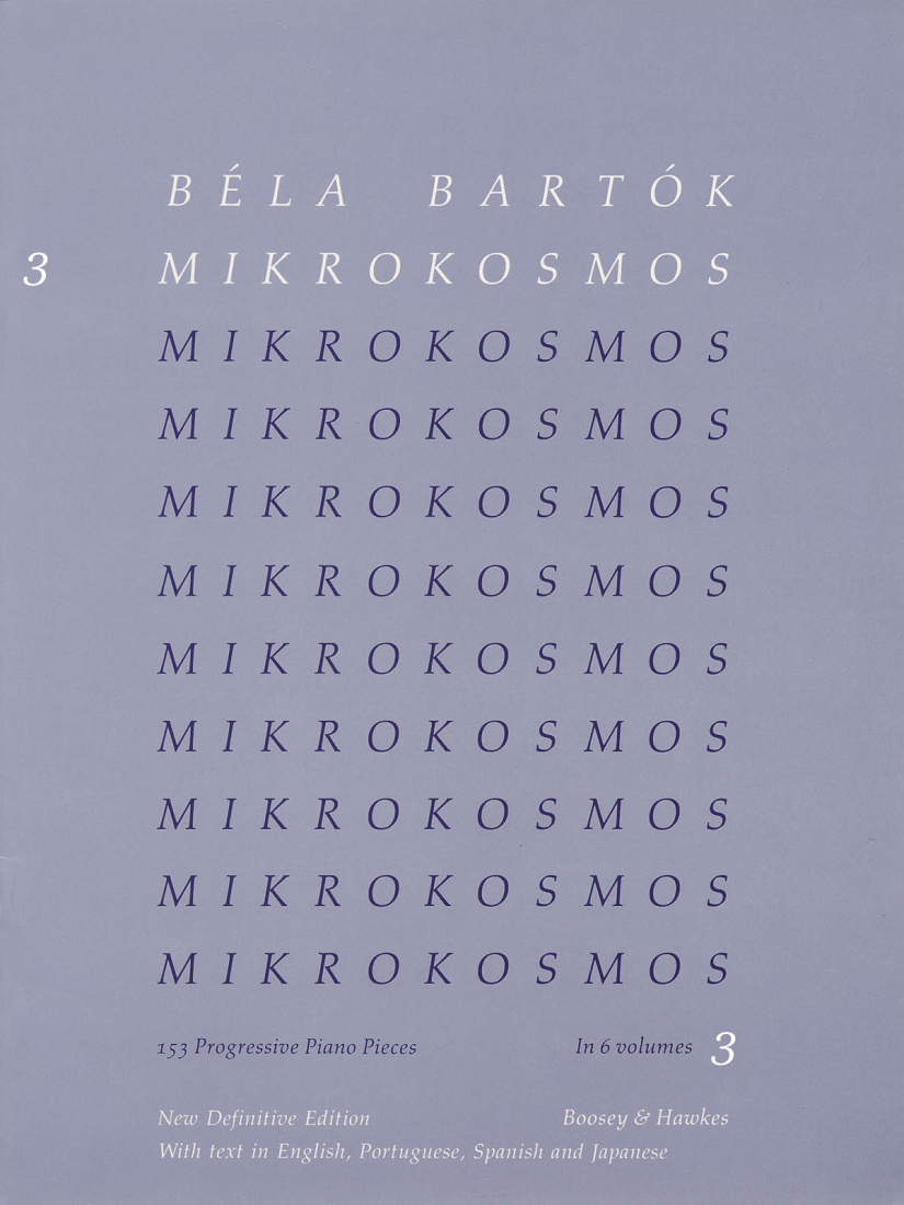 Mikrokosmos 3, Definitive Edition (Blue) - Bartok - Piano - Book