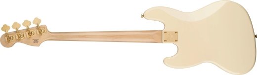 40th Anniversary Jazz Bass, Gold Edition, Laurel Fingerboard - Olympic White