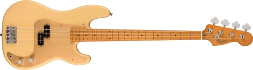 Squier - 40th Anniversary Precision Bass, Vintage Edition, Maple Fingerboard - Satin Vintage Blonde