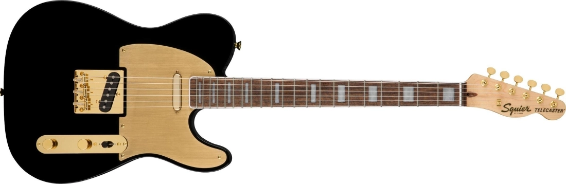 40th Anniversary Telecaster, Gold Edition, Laurel Fingerboard - Black