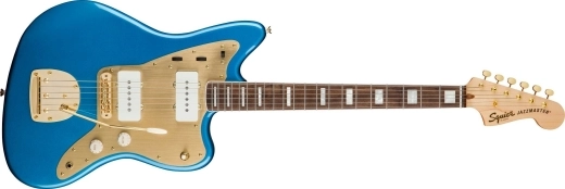 40th Anniversary Jazzmaster, Gold Edition, Laurel Fingerboard - Lake Placid Blue