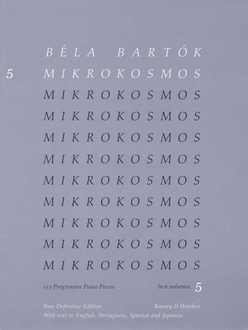Mikrokosmos 5, Definitive Edition (Blue) - Bartok - Piano - Book
