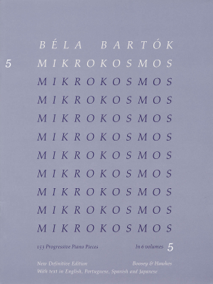 Mikrokosmos 5, Definitive Edition (Blue) - Bartok - Piano - Book