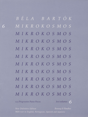 Mikrokosmos 6, Definitive Edition (Blue) - Bartok - Piano - Book