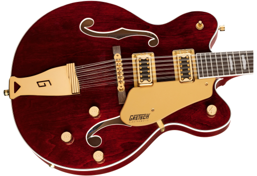 G5422G-12 Electromatic Classic Hollow Body Double-Cut 12-String with Gold Hardware, Laurel Fingerboard - Walnut Stain