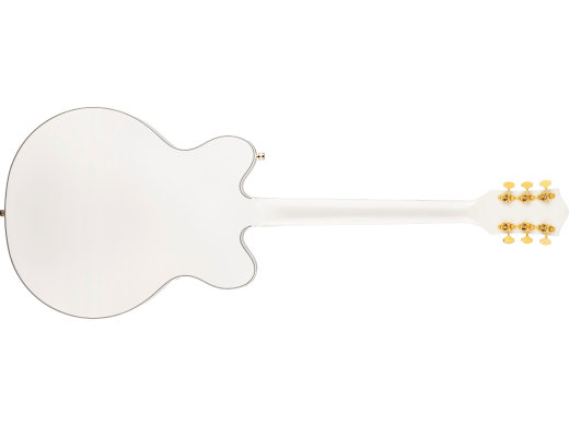 G5422GLH Electromatic Classic Hollow Body Double-Cut with Gold Hardware, Left-Handed, Laurel Fingerboard - Snowcrest White